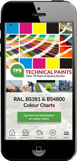 free app for paint colour charts for swimming pool paints
