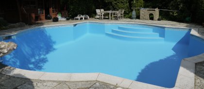 turquoise acrylic swimming pool paint